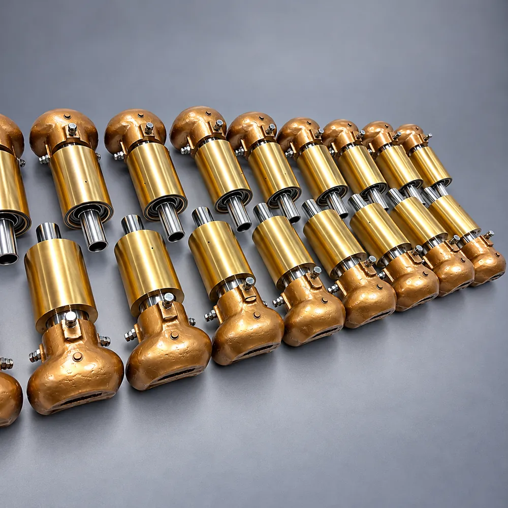 5000A rotary joint — customer counter-flange mount, photo 1